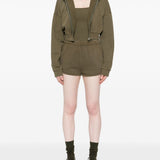 Canotta con scollo quadrato in verde Entire studios- donna 