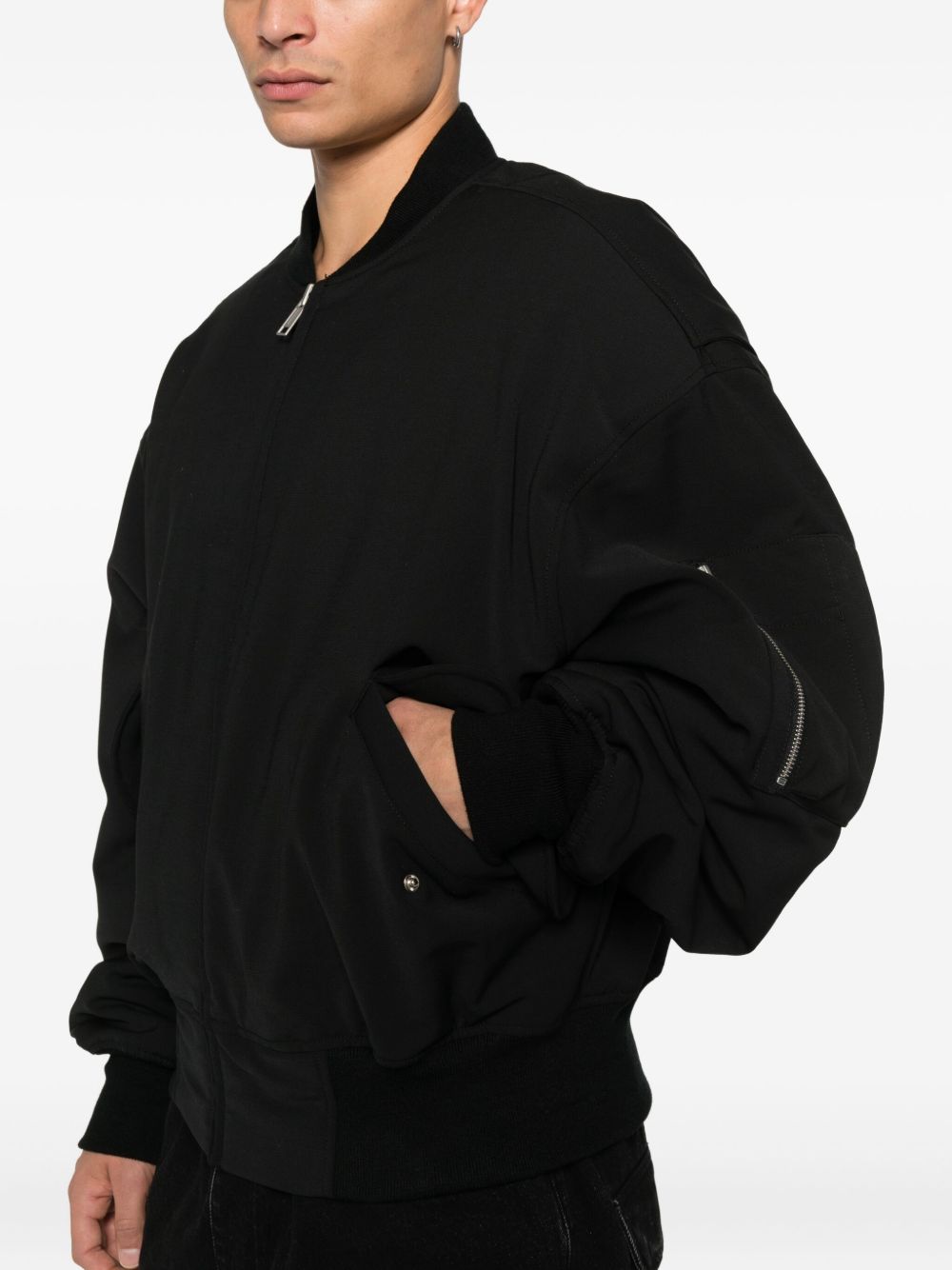 Giacca bomber broad  in nero Entire studios - unisex 