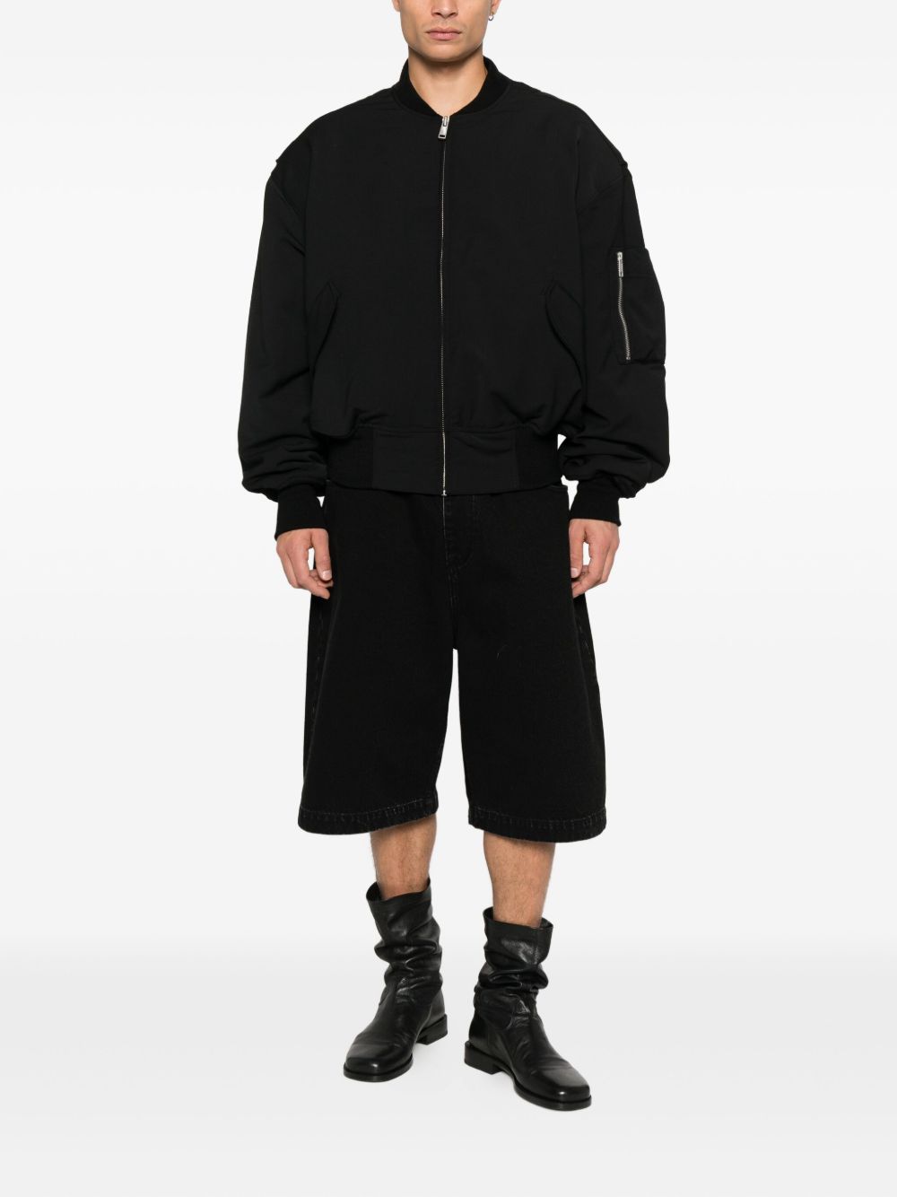 Giacca bomber broad  in nero Entire studios - unisex 