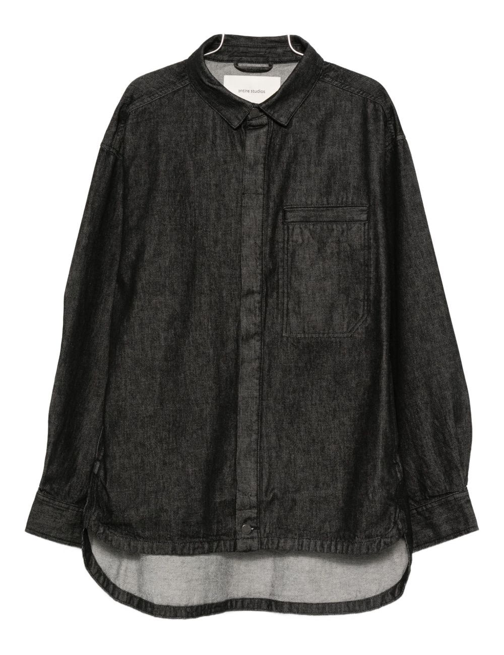 Camicia denim a maniche lunghe herculean in grigio Entire studios - unisex 