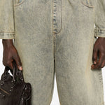 Shorts in denim spar in blu Entire studios - unisex 