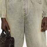 Shorts in denim spar in blu Entire studios - unisex 