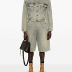 Shorts in denim spar in blu Entire studios - unisex 