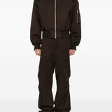 Pantaloni cargo con coulisse in marrone Entire studios - unisex 