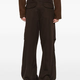 Pantaloni cargo con coulisse in marrone Entire studios - unisex 