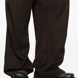 Pantaloni cargo con coulisse in marrone Entire studios - unisex 