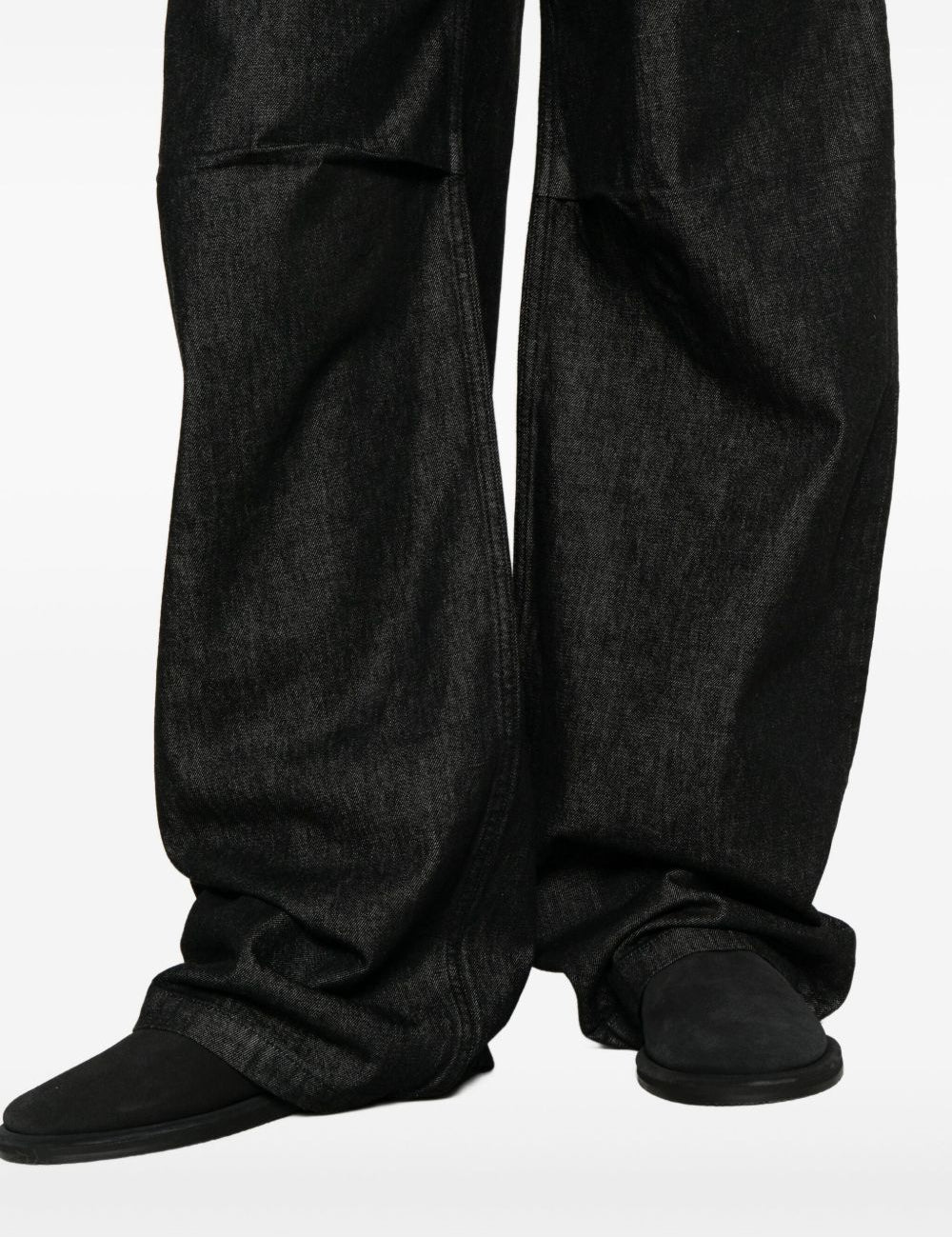 Jeans con tasche laterali in nero Entire studios - unisex 