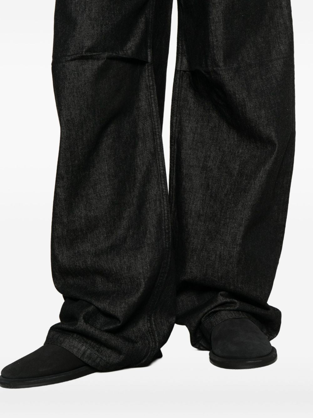 Jeans con tasche laterali in nero Entire studios - unisex 