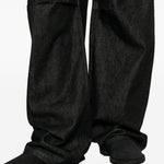 Jeans con tasche laterali in nero Entire studios - unisex 