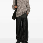 Jeans con tasche laterali in nero Entire studios - unisex 