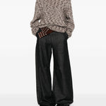 Jeans con tasche laterali in nero Entire studios - unisex 