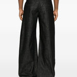 Jeans con tasche laterali in nero Entire studios - unisex 