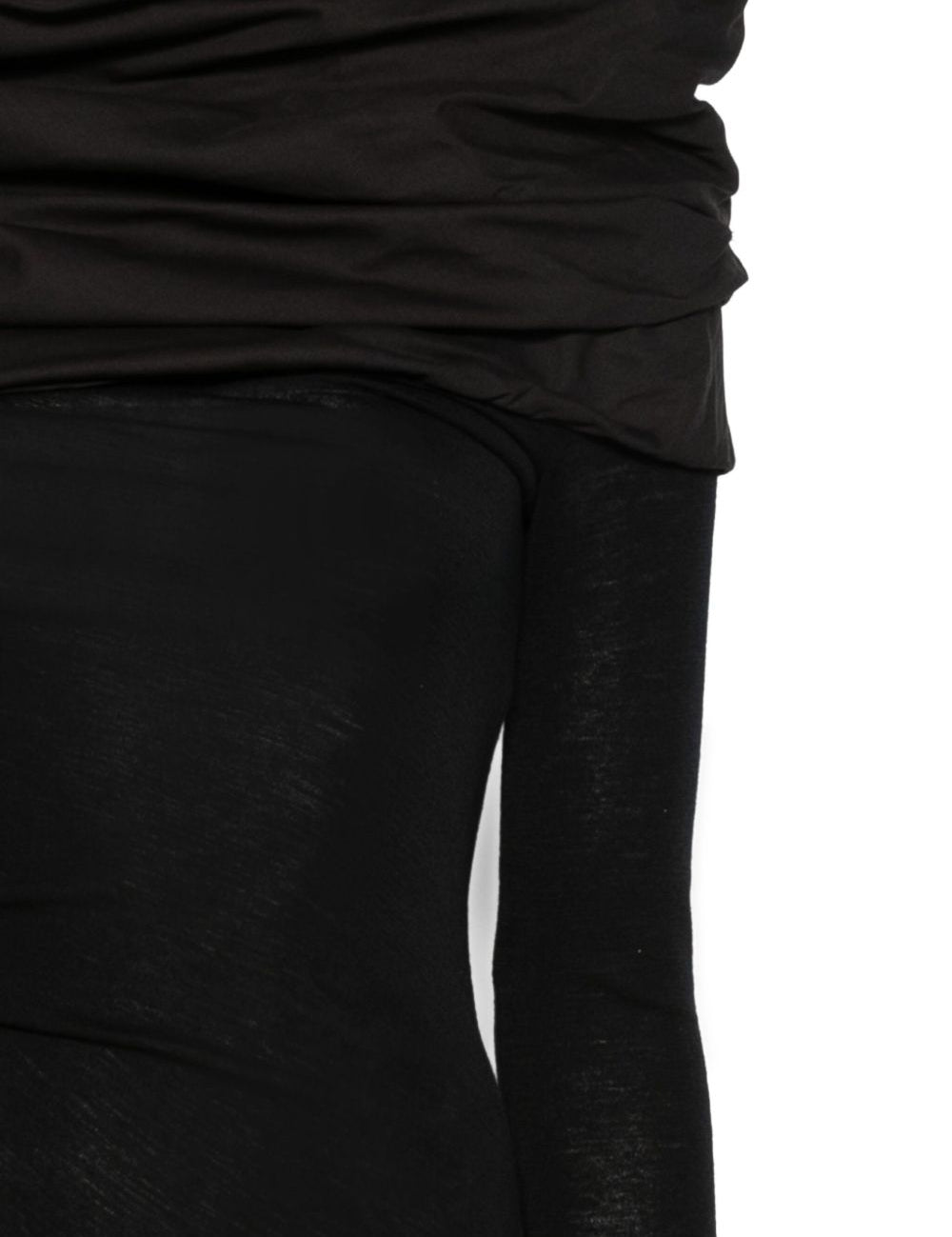 Abito lungo con spalle scoperte in nero Entire studios - donna 