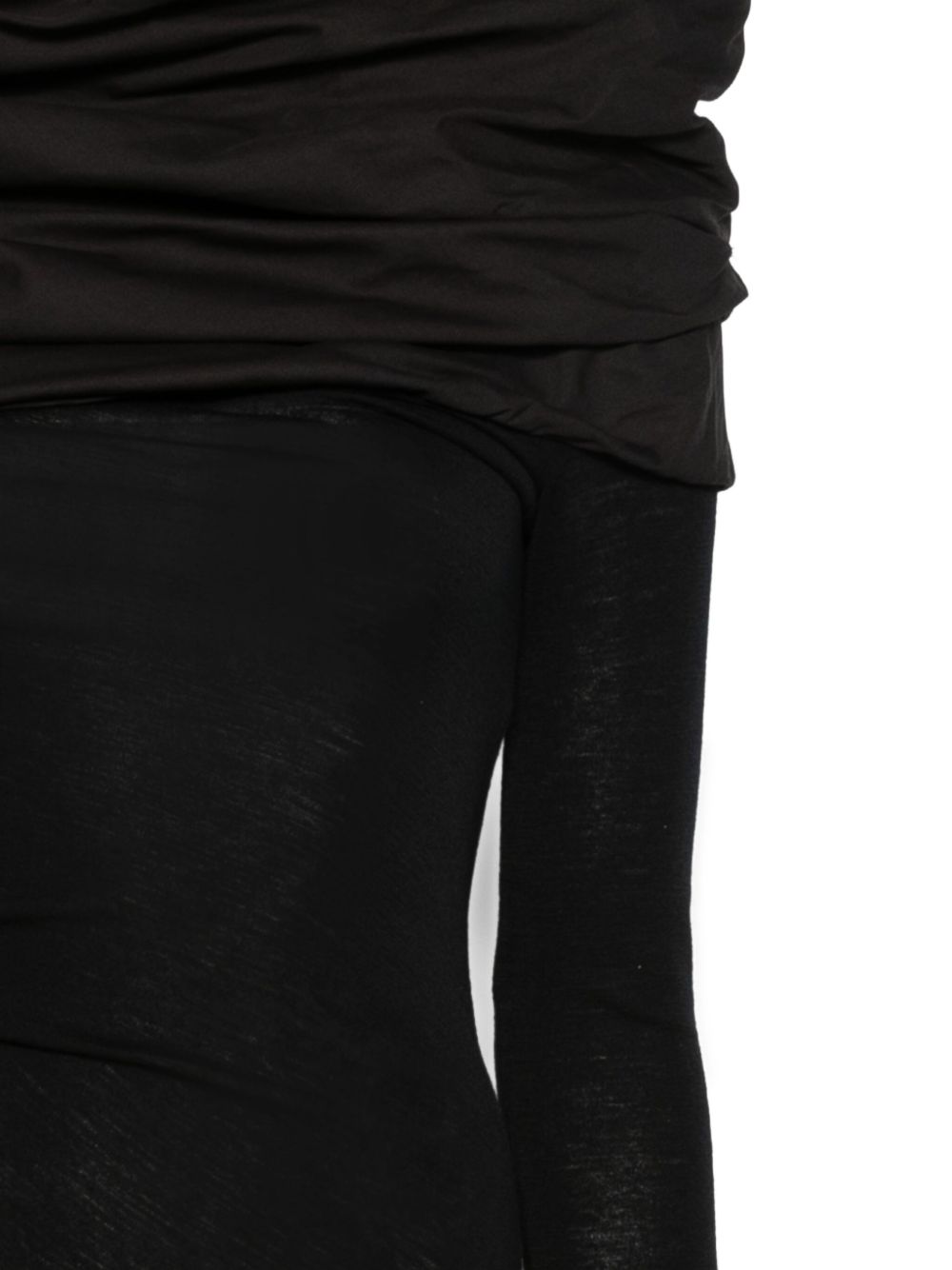 Abito lungo con spalle scoperte in nero Entire studios - donna 