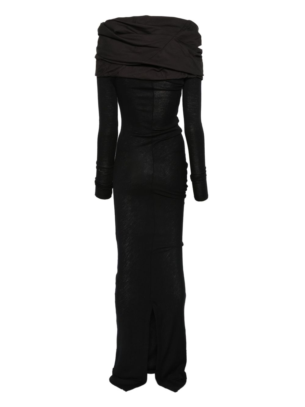 Abito lungo con spalle scoperte in nero Entire studios - donna 