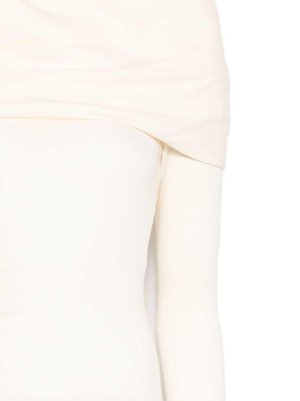 Abito lungo con spalle scoperte in avorio Entire studios - donna 