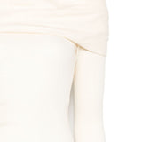 Abito lungo con spalle scoperte in avorio Entire studios - donna 