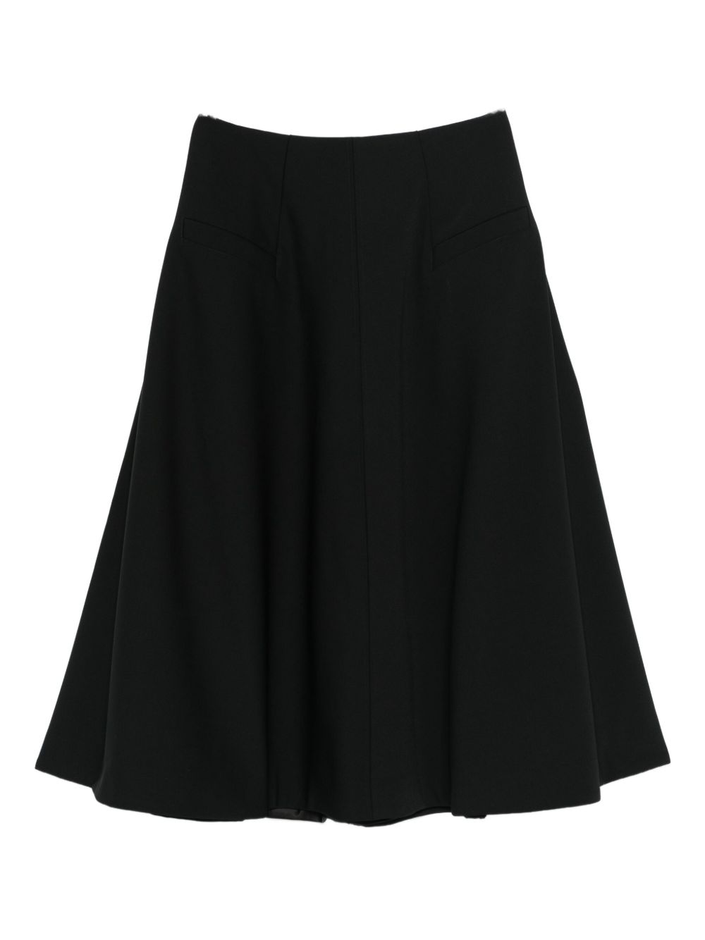 Gonna midi a pannelli Celeste in nero Entire studios - donna 