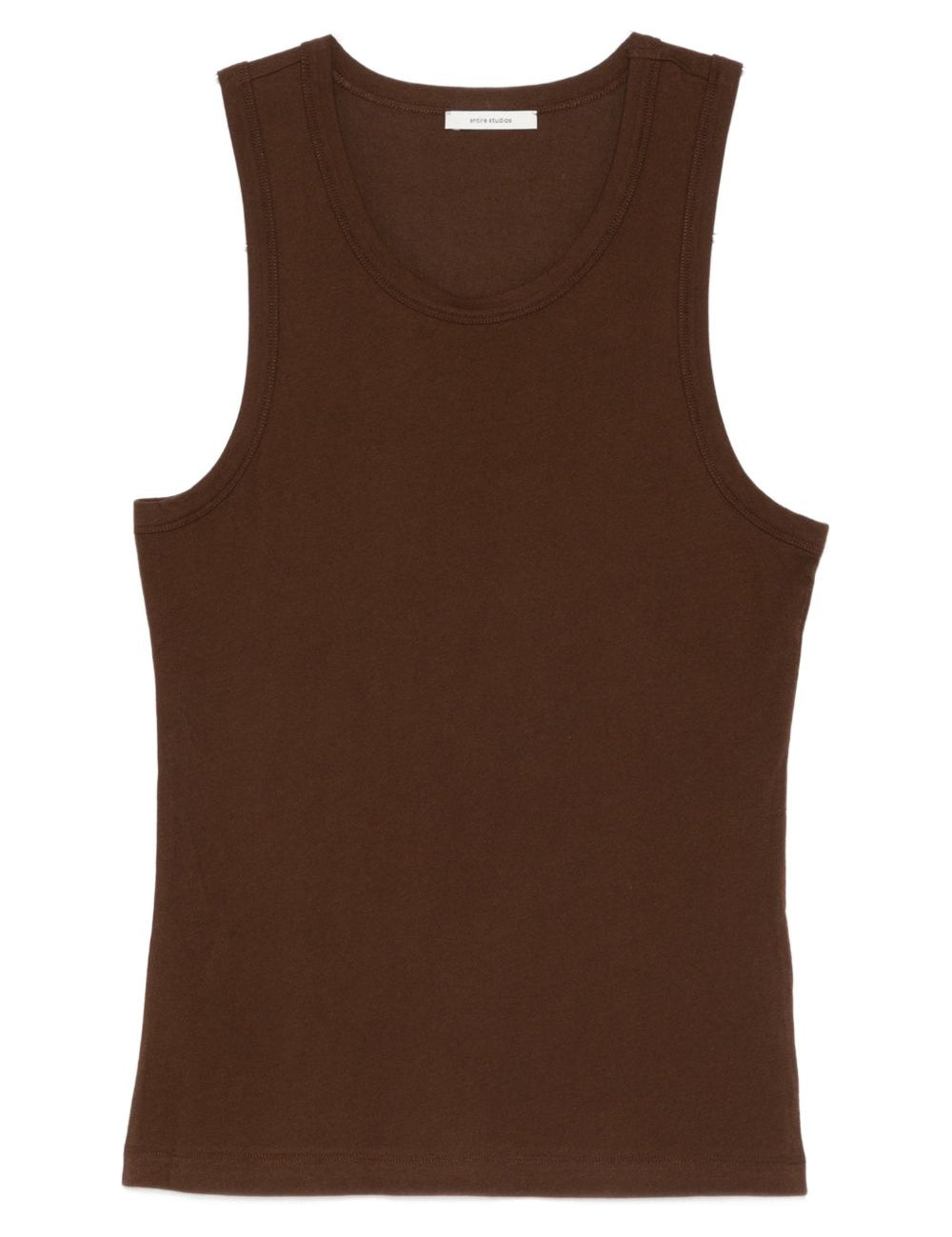 Canotta a girocollo in marrone Entire studios - unisex 