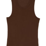 Canotta a girocollo in marrone Entire studios - unisex 