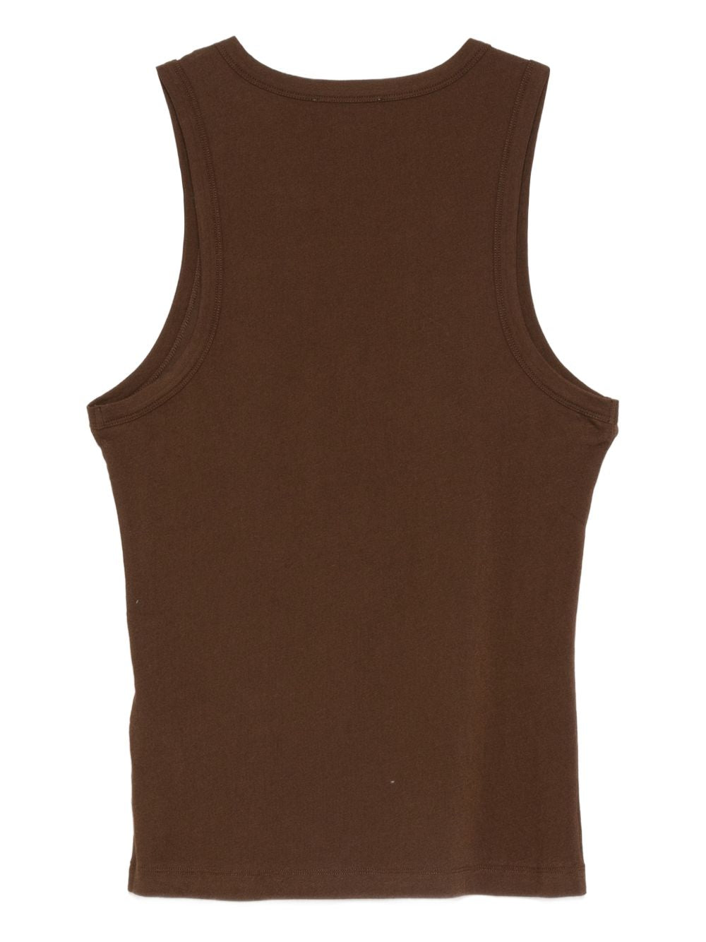 Canotta a girocollo in marrone Entire studios - unisex 
