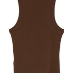 Canotta a girocollo in marrone Entire studios - unisex 
