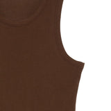Canotta a girocollo in marrone Entire studios - unisex 
