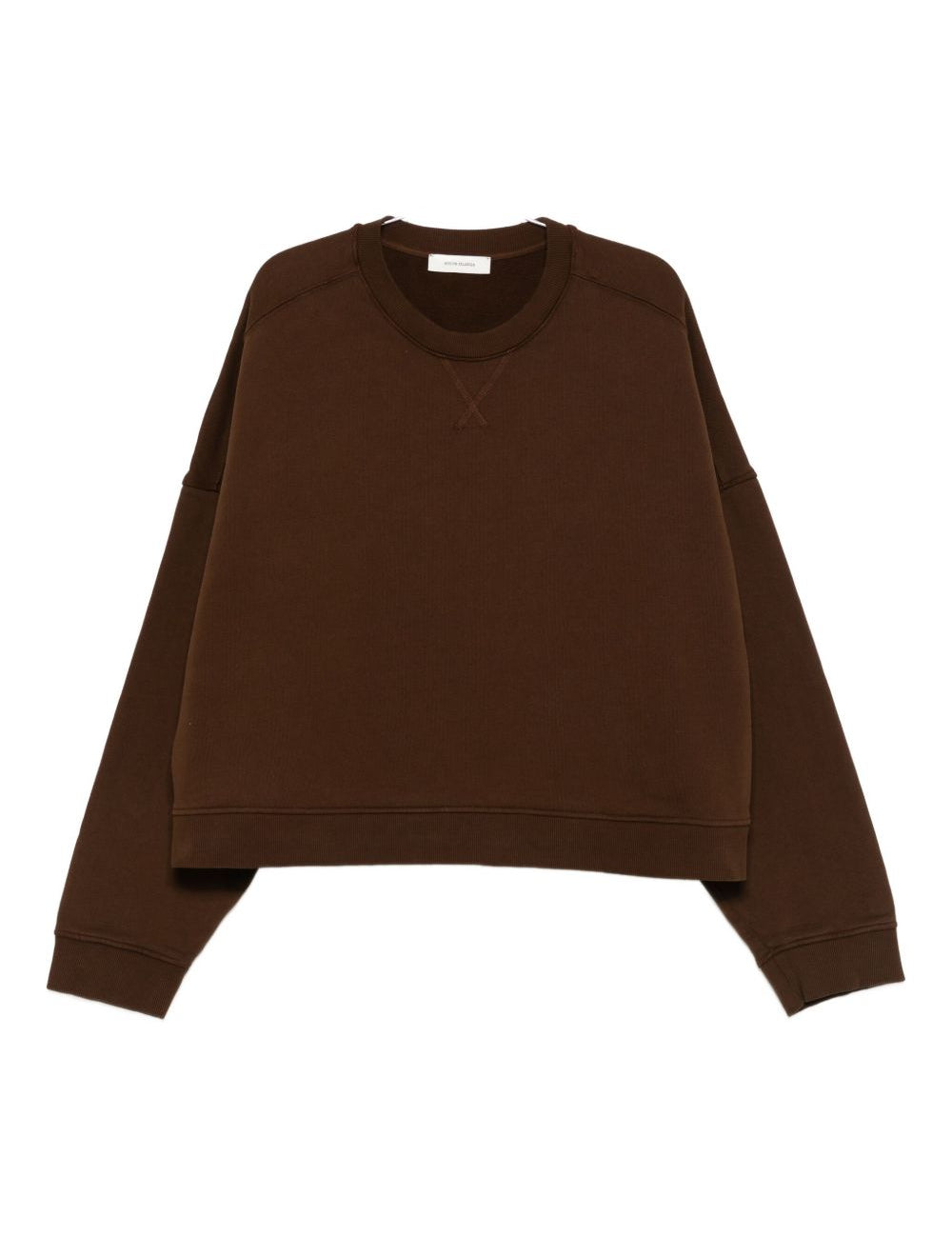 Felpa a maniche lunghe in marrone Entire studios - unisex 