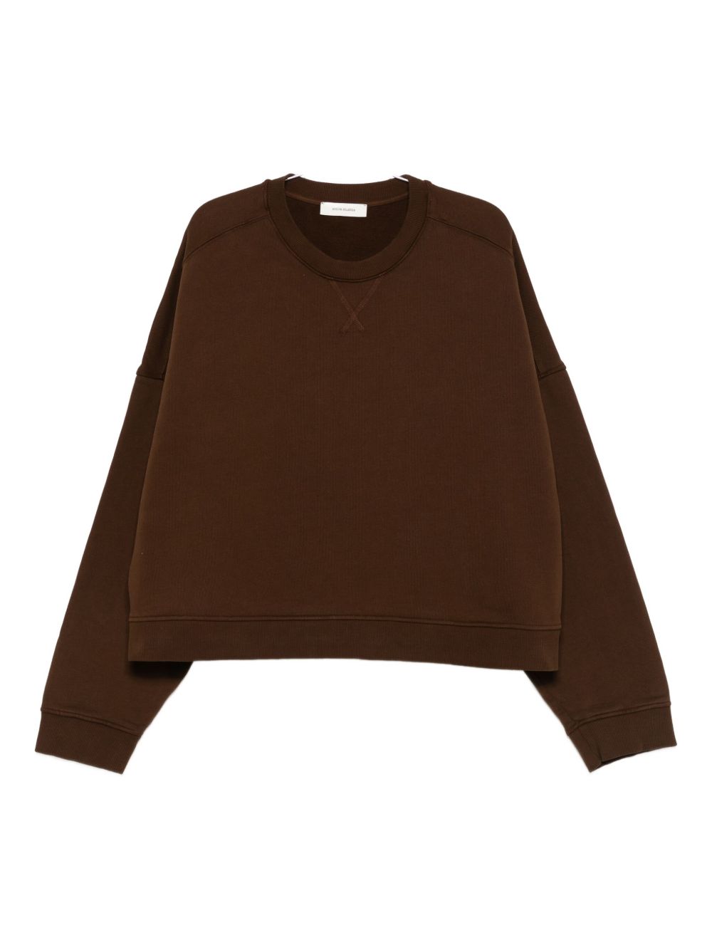 Felpa a maniche lunghe in marrone Entire studios - unisex 