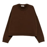 Felpa a maniche lunghe in marrone Entire studios - unisex 