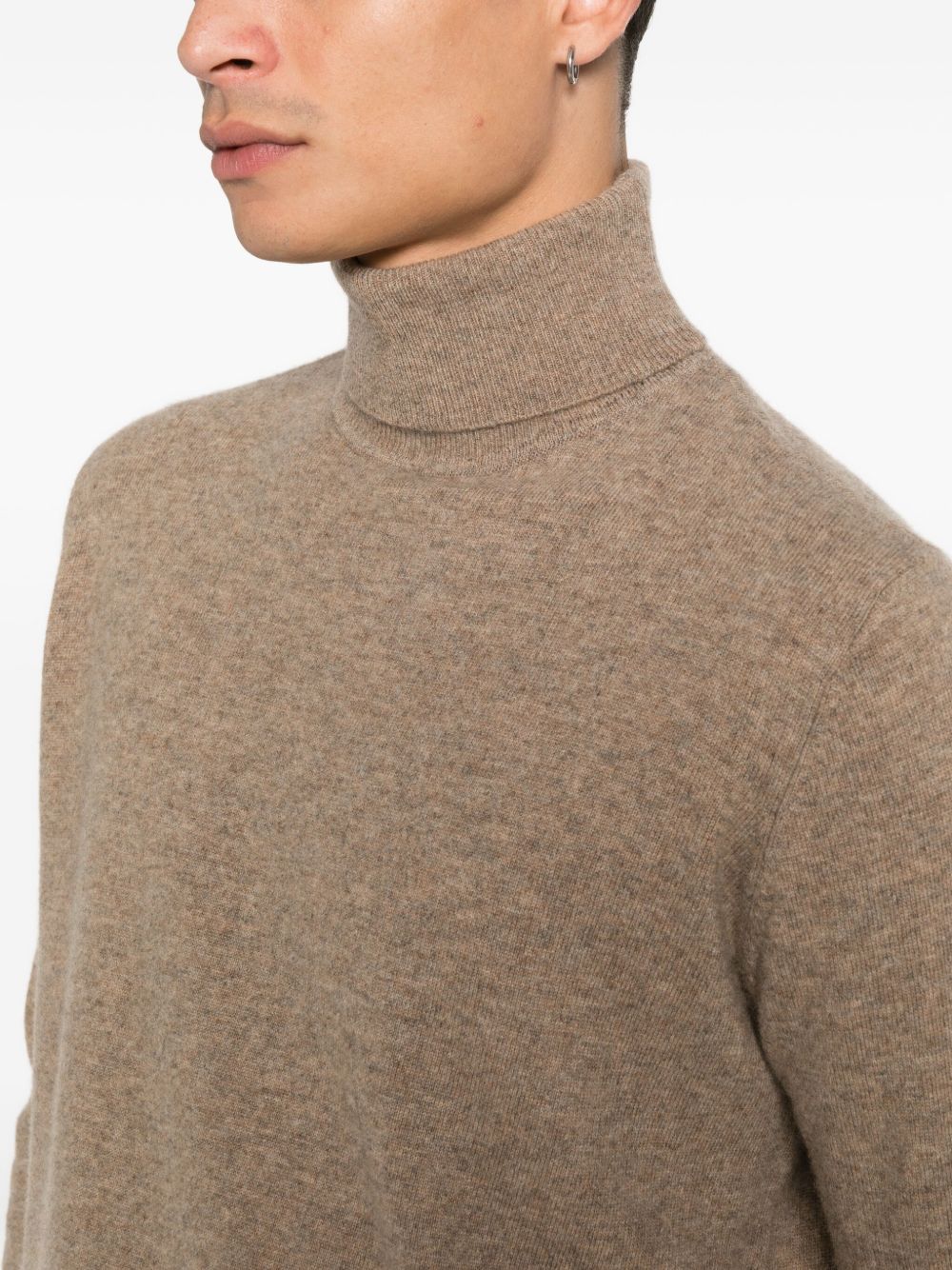 Maglione con collo alto in marrone Entire studios - unisex 
