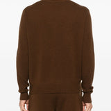 Maglione con scollo a v in marrone Entire studios - unisex 
