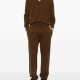 Maglione con scollo a v in marrone Entire studios - unisex 