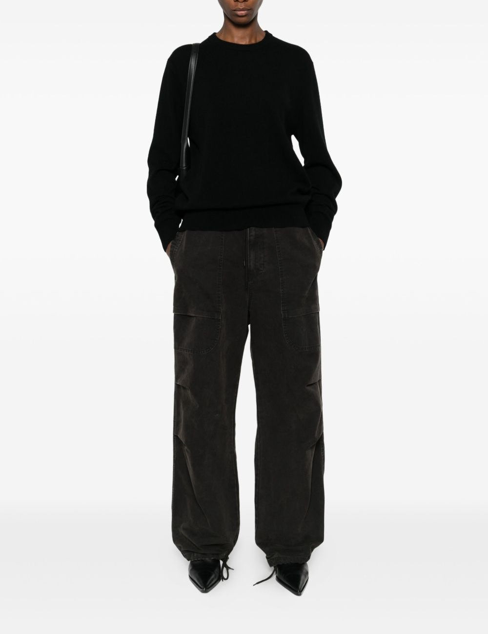 Maglione a maniche lunghe in nero Entire studios - unisex 