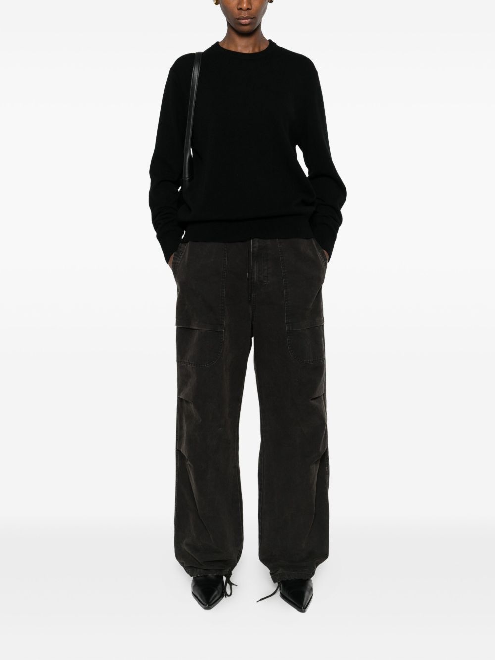 Maglione a maniche lunghe in nero Entire studios - unisex 