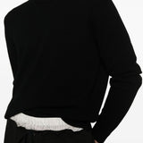 Maglione a maniche lunghe in nero Entire studios - unisex 