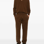 Pantaloni sportivi a coste in marrone Entire studios - unisex 
