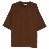 T-shirt a manica corta in marrone  Entire studios - unisex 