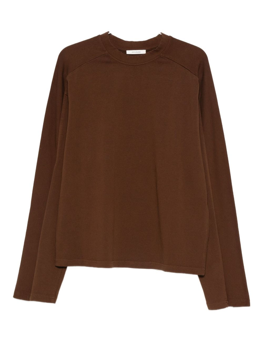 Felpa a manica lunga in marrone Entire studios - unisex 