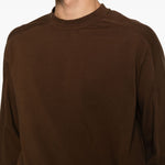 Felpa a manica lunga in marrone Entire studios - unisex 