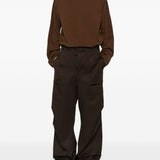 Felpa a manica lunga in marrone Entire studios - unisex 