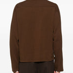 Felpa a manica lunga in marrone Entire studios - unisex 