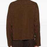 Felpa a manica lunga in marrone Entire studios - unisex 