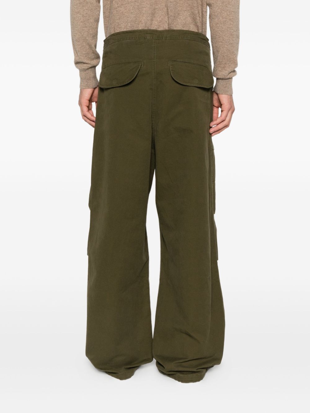 Cargo con tasche barren in verde Entire studios - unisex 