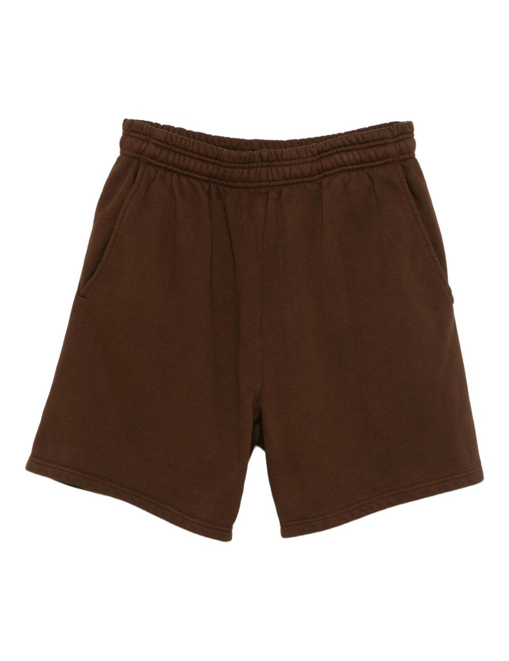 Shorts con vita elasticata in marrone Entire studios - unisex 