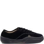 Sneakers in velluto a coste coupe in nero 