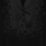 Blusa con ricamo floreale in nero Ermanno Scervino - donna 