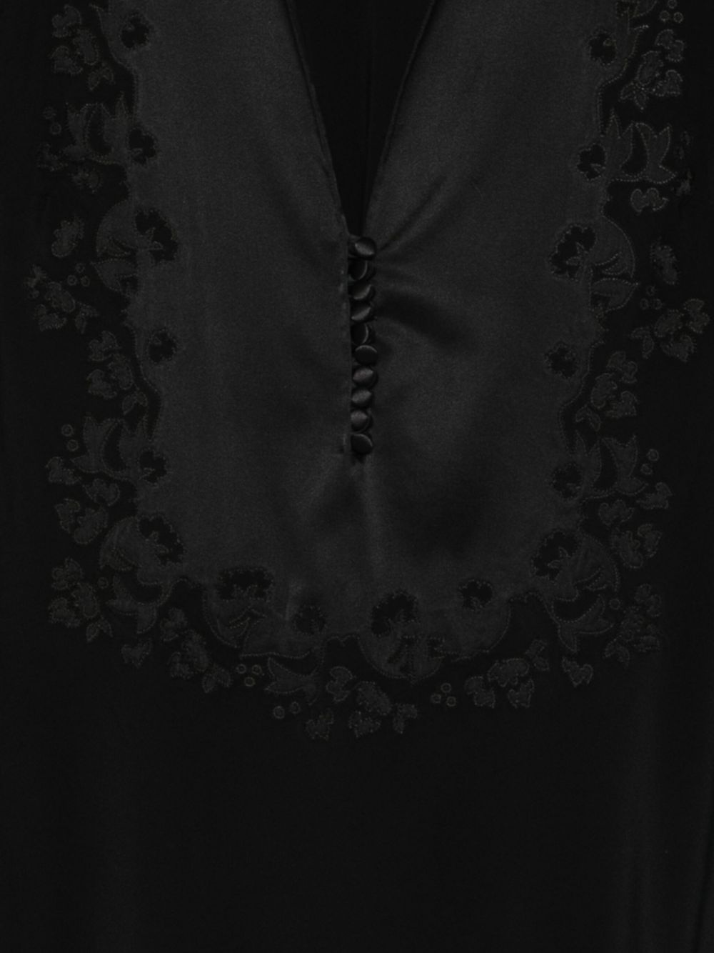 Blusa con ricamo floreale in nero Ermanno Scervino - donna 