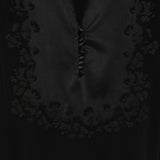 Blusa con ricamo floreale in nero Ermanno Scervino - donna 