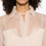 Camicia con trasparenze in rosa Ermanno Scervino - donna 